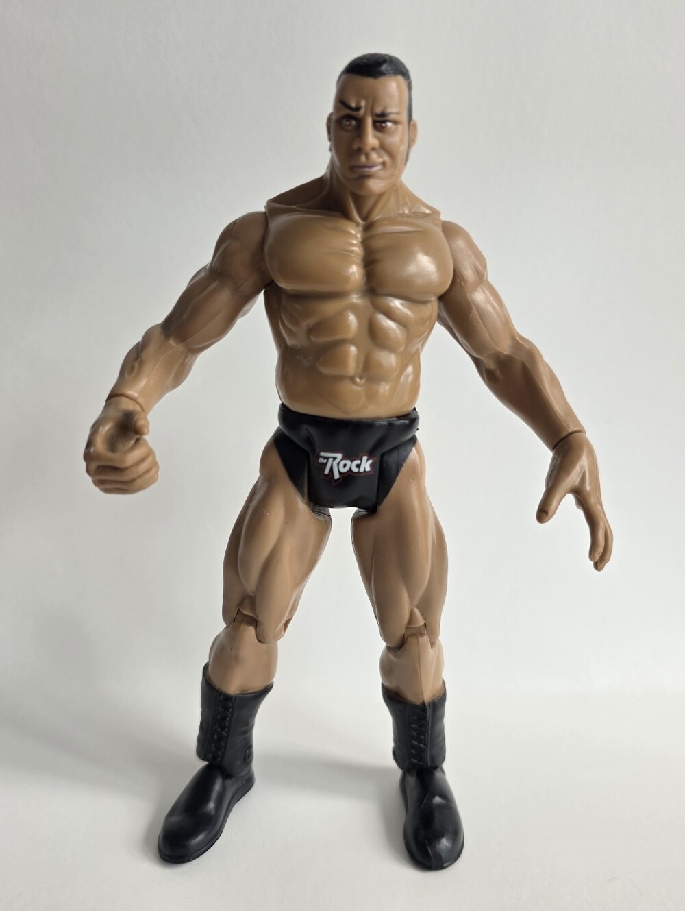Vintage WWF WWE The Rock Jakks Pacific 1999 Wrestling Toy Action Figure